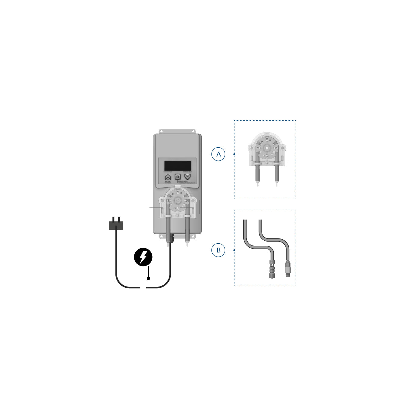 Blue Lagoon Dosatech Exploded view