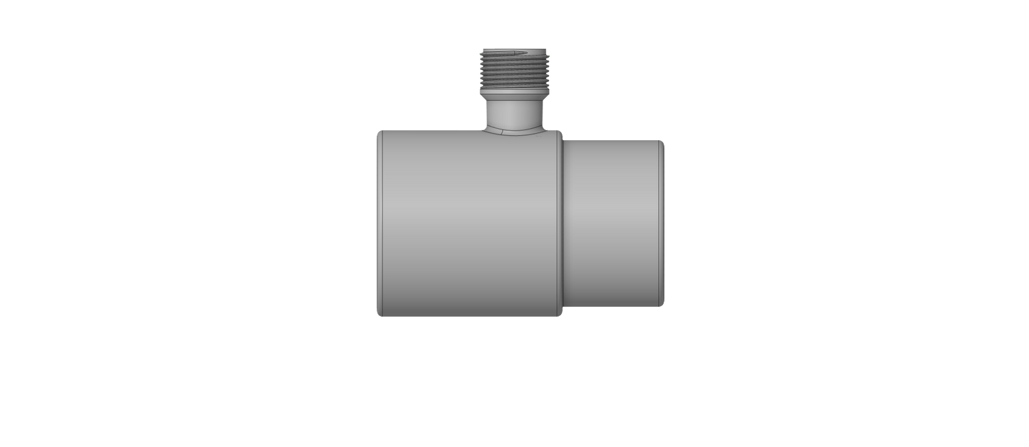 Reduction piece 63/63 mm 3/4” male threaded for flow switch