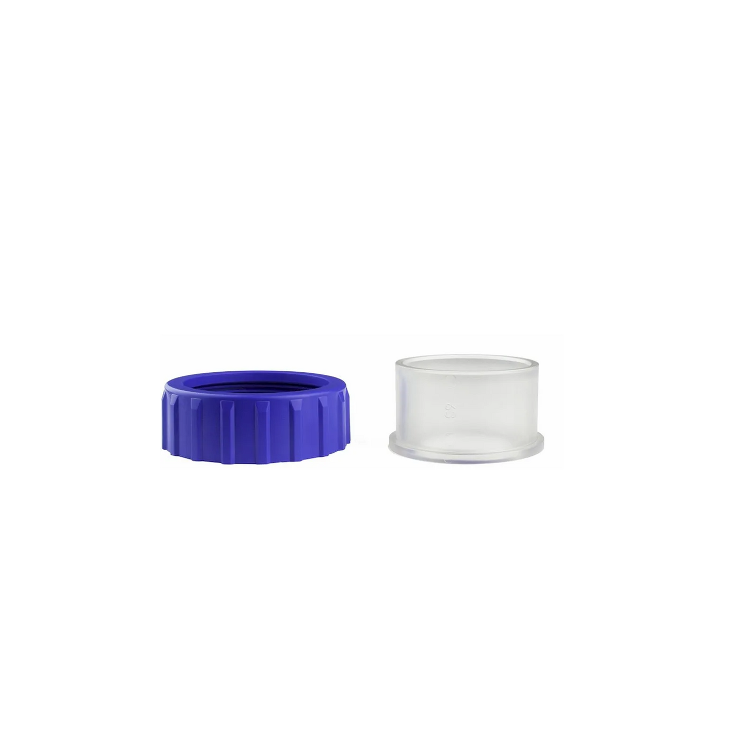 Set (2pcs) 3-way connection blue 63 mm