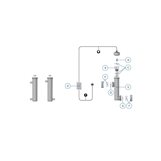 Blue Lagoon SPAOP UV 21 W Z20 Exploded view