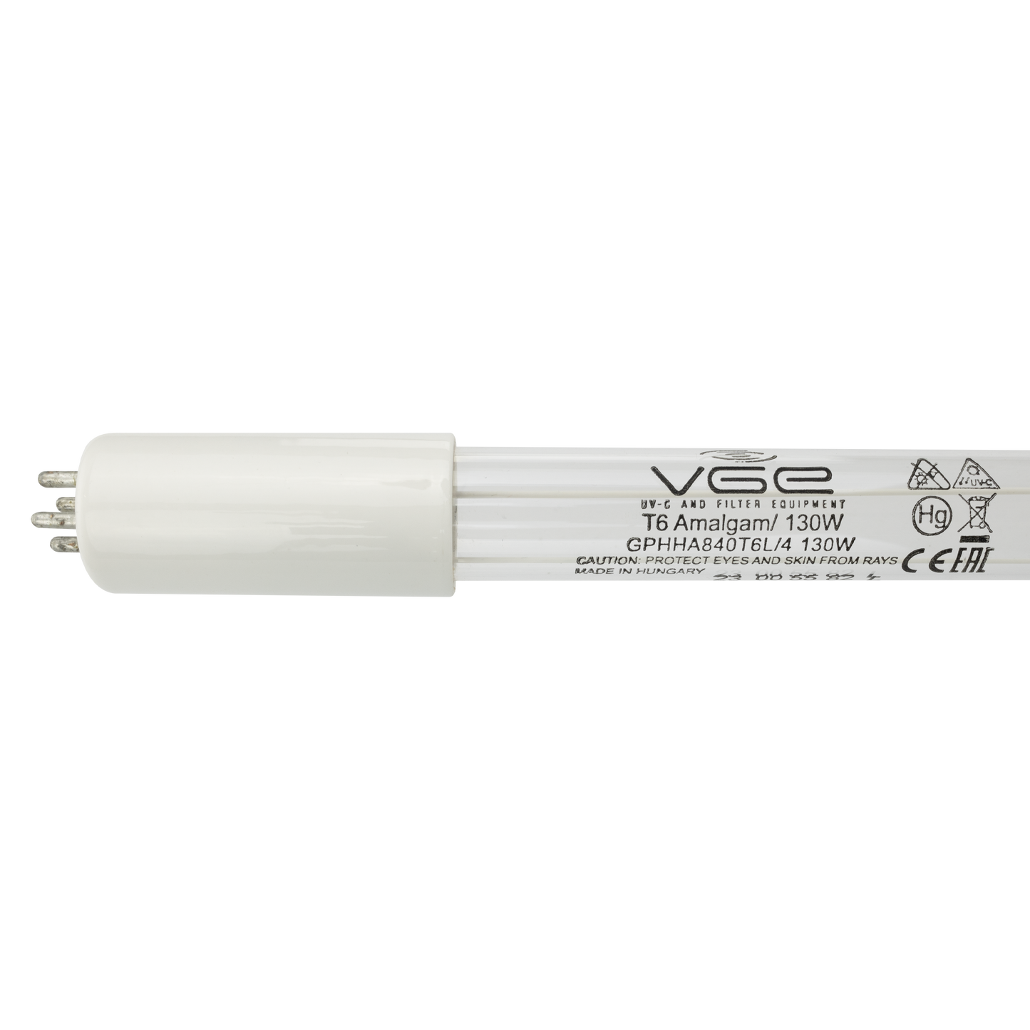 Lamp VGE Lighttech T6 130W Amalgaam 4P Base E