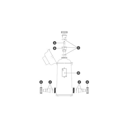 Xclear Pond UV-C 42 W Exploded view